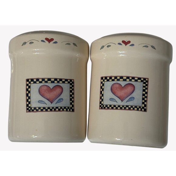 SUSAN WINGET Watermelon Salt  Pepper Shaker Set 90s Kitchen Cottagecore Country - Picture 2 of 6